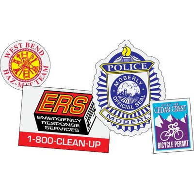 White Reflective Decal (57 to 73 Square Inch)