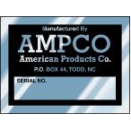 Stock Write On Aluminum Decal (2"x1 1/2")