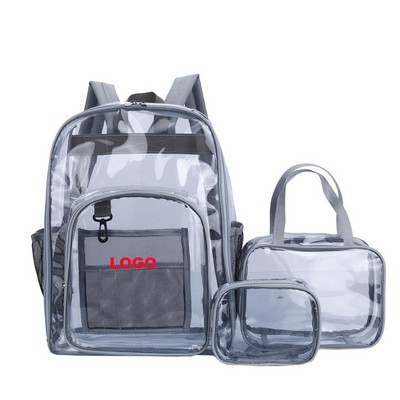 3" 1 Clear Backpack