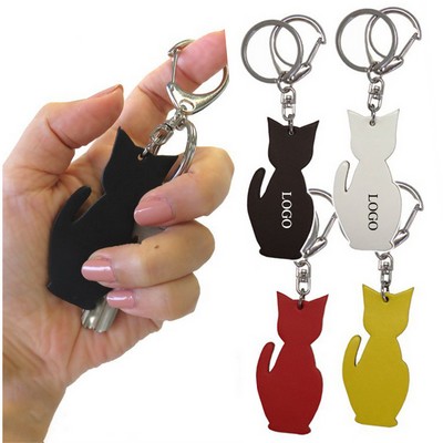 Cat Shaped Pet Accessory Keychain
