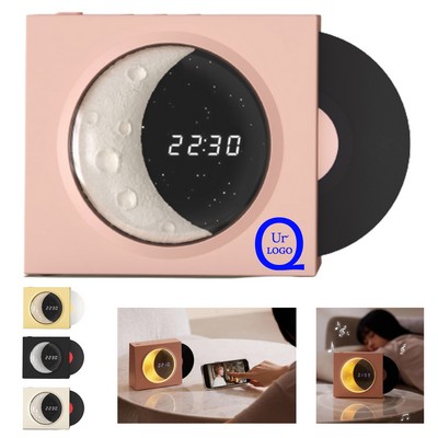 Retro Vinyl Bluetooth Speaker w/ LED Light
