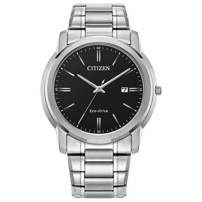 Citizen Watch Men's Corporate Exclusive Stainless Steel Watch w/Black Dial
