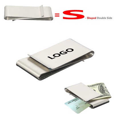S Shaped Credit Card Clip