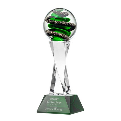 Zodiac Award on Langport Base - Green