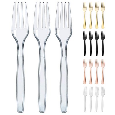 Clear Plastic Forks Heavy Duty