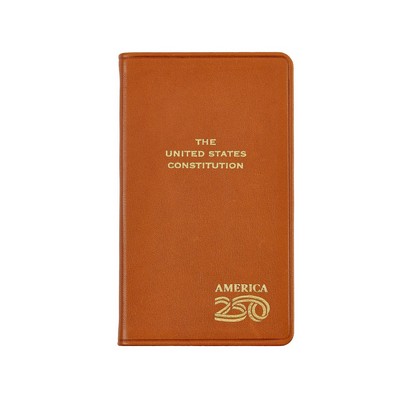 United States Constitution w/Traditional Leather Cover