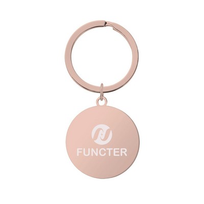 Metal Round Key Chain