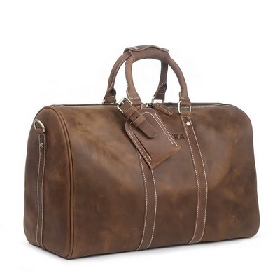 Contrada Leather Duffel