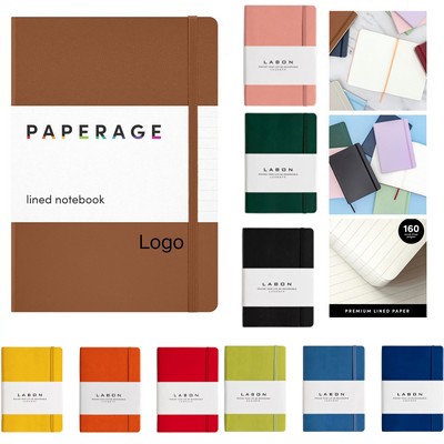 PAPERAGE Lined Journal Notebook 240 Pages 5.7" x 8.3"