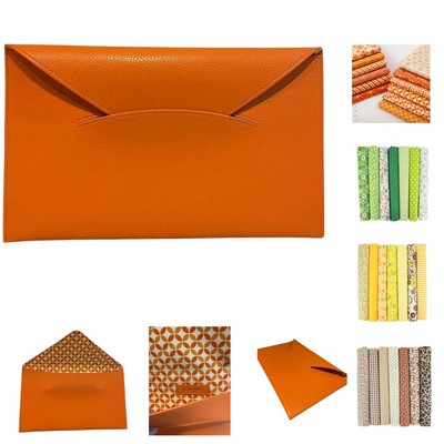 Stylish PU Leather Envelope Clutch Wallet