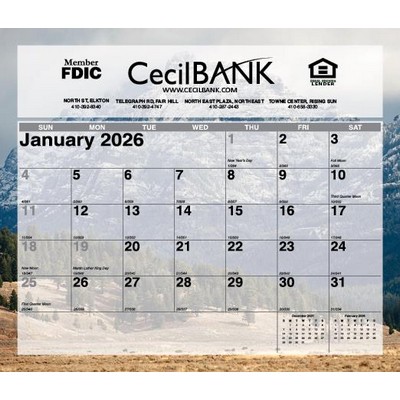 Mini Tear-Off Sheet Calendar - Majestic Outdoors