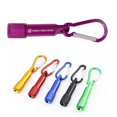 Carabiner LED Flashlight Keychain