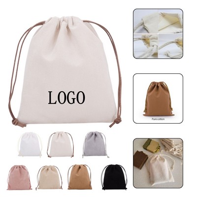 Suede Drawstring Pouch for Jewelry Storage