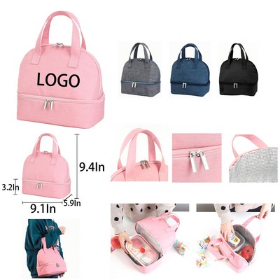Portable Double-Layer Insulated Bag