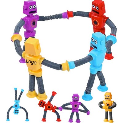 Telescope Suction Cup Robot Toy Sensory Travel Toys