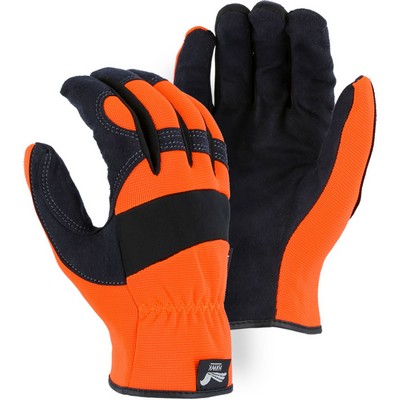 Majestic 2136 Armor Skin™ Mechanics Glove with Hi-Viz Knit Back