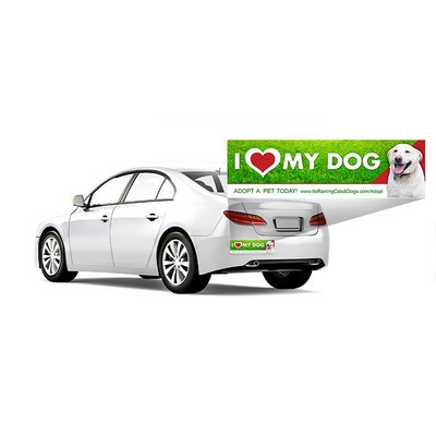 11" x 3" Bumper Stickers - Full Color UV Print