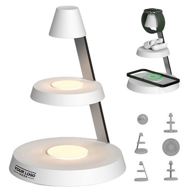 Magnetic Wireless Charging Desk Lamp