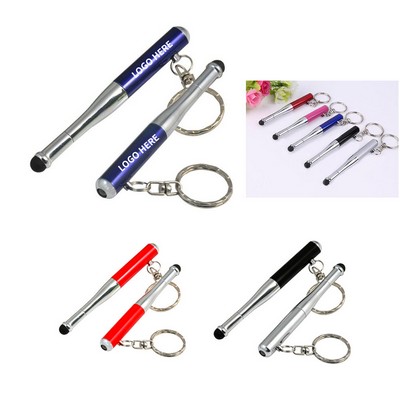 Baseball Bat LED Stylus Keyring