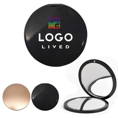 Full Color Twin View Compact Mirror