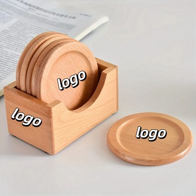 Bamboo Coaster Set