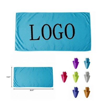 Cooling Ice Silk Sports Towel