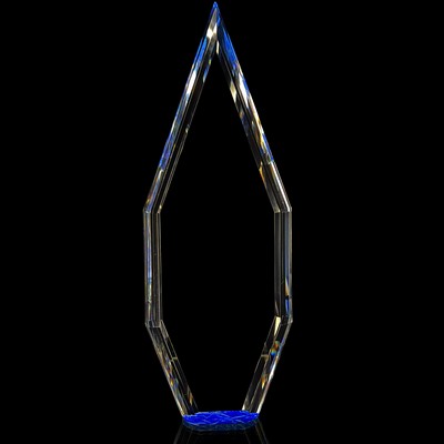 Diamond Bevel Arrowpoint Award - S