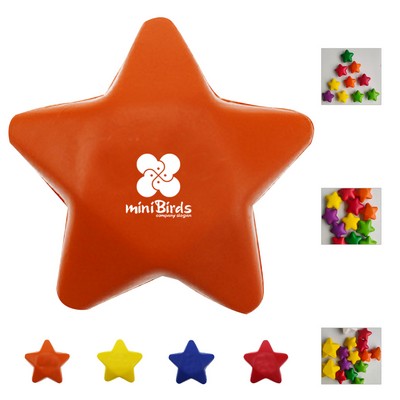 PU Star Shape Stress Balls Squeeze Toys