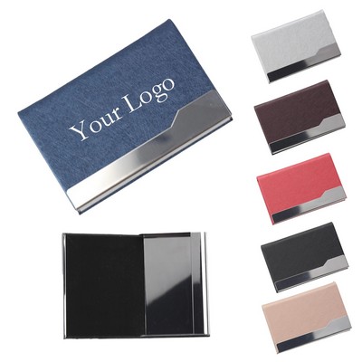 Genuine Leather Business Card Box