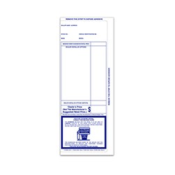 Blue 3-Sided Seal Addendum Sticker