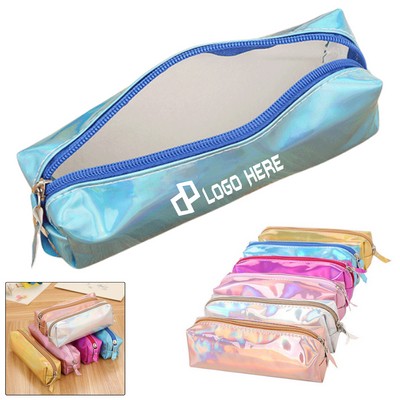 Pu Laser Stationery Pencil Pouch