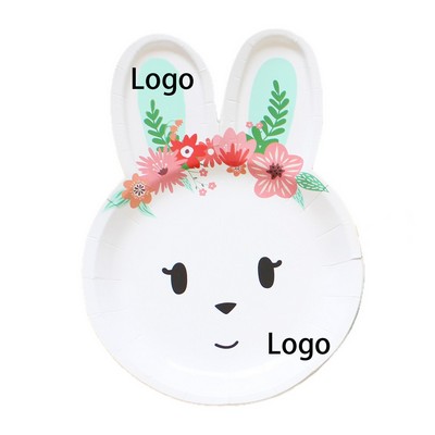 Easter Bunny Paper Plate