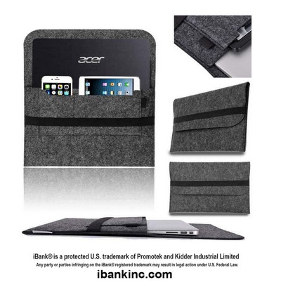 iBank ® 8-11" Felt Case Fits with Tab S8/S9 11", iPad Pro 11 inch, iPad 10th Gen 10.9