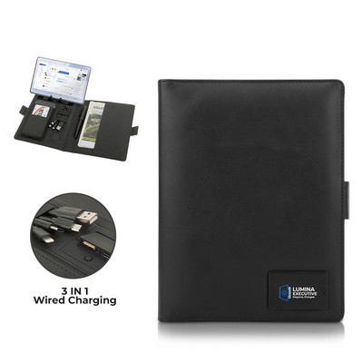 8000mAh Light-Up Executive Portfolio