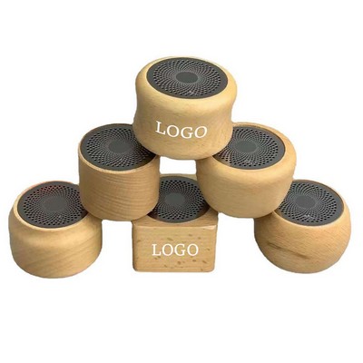 Wooden Wireless Retro Solid Wood Bluetooth Speaker