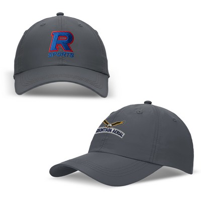 Quick Dry Nylon 6 Panel Unstructured Baseball Cap