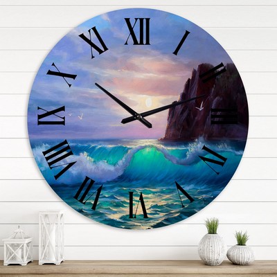 8.125" Full Color Unisub Aluminum Sublimatable Round Clock