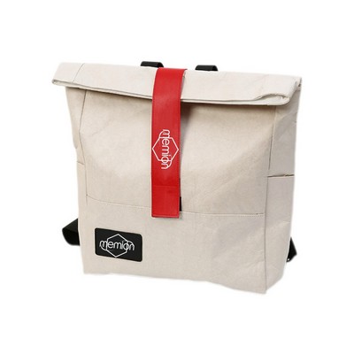 Washable Durable Tyvek Kraft Paper Shopping Tote Bag