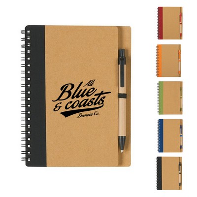 Spiral-bound Notebook with Pen