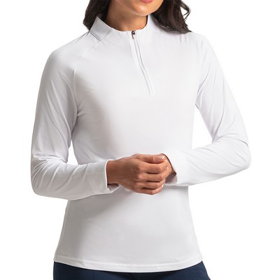FootJoy Women's Space Dye Quarter Zip Midlayer