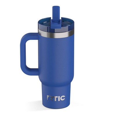 16 oz RTIC® Stainless Steel Ceramic Lined Little Road Trip Tumbler w/ Straw Lid