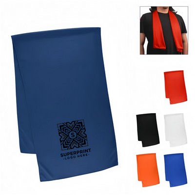Large 47" x 15" rPET Cooling Sport Towel