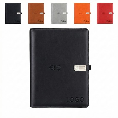 Business Padfolio With Wireless Charger