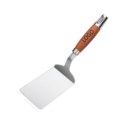 11.2" Stainless Steel Turner with Sapele Wood Handle
