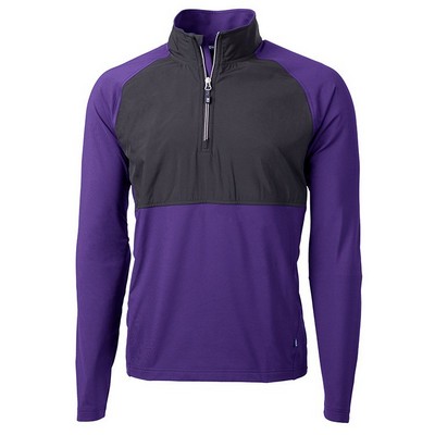 Cutter and Buck Adapt Eco Knit Hybrid Recycled Quarter Zip
