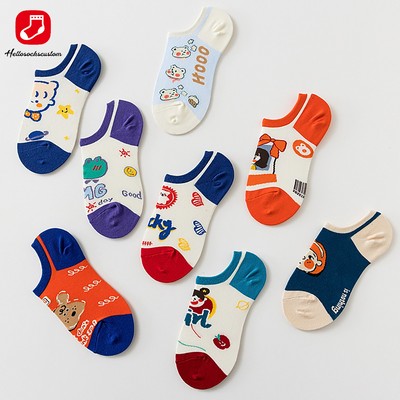 High Quality Custom Design Cotton Ankle No Show Short Socks