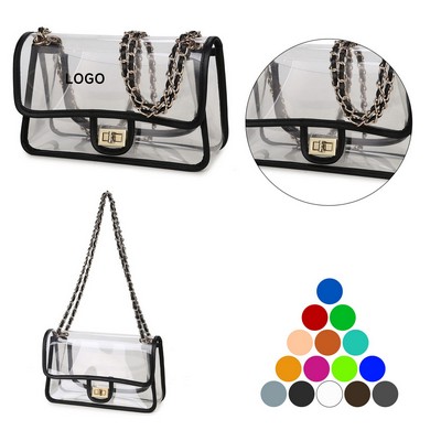 PVC Transparent Shoulder Bag