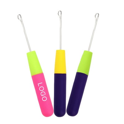 Crochet Hook With Plastic Handle