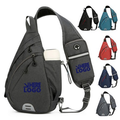 Hiking Trip Sports Sling Chest Bag Crossbody Bag