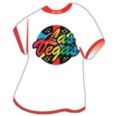 Las Vegas Poker Chip T-Shirt Mighty Mini Magnet